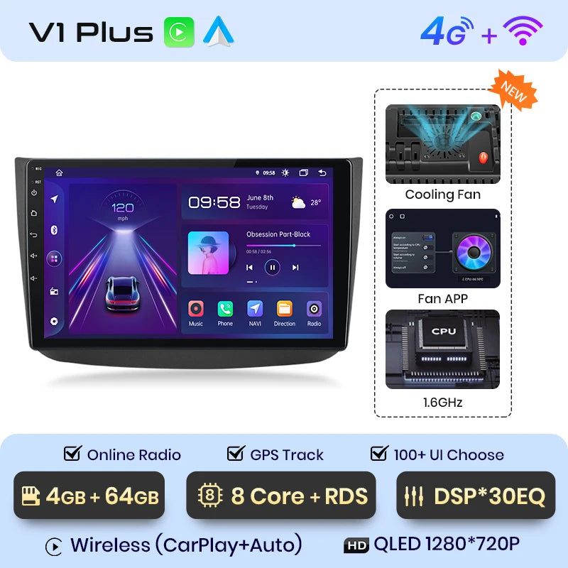 Junsun Android Auto Radio For Mercedes-Benz Vito 2 W639 Viano 2 2003 - 2015 Carplay 4G Car Multimedia GPS 2din Autoradio