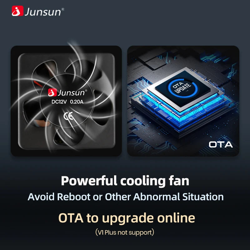 Junsun CarPlay Android Auto Radio for Ford Focus Mondeo Fiesta Transit Kuga C-Max S-Max Galaxy GPS Car Multimedia 2din autoradio