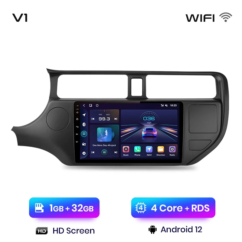 Junsun V1plus AI Voice 2 din Android Auto Radio For KIA RIO 2011-2015 Carplay Car Multimedia GPS 2din autoradio