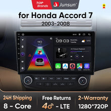 Junsun V1pro AI Voice 2 din Android Auto Radio For Honda Accord 7 2003-2008 Carplay 4G Car Multimedia GPS 2din autoradio