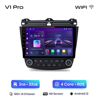 Junsun V1pro AI Voice 2 din Android Auto Radio For Honda Accord 7 2003-2008 Carplay 4G Car Multimedia GPS 2din autoradio