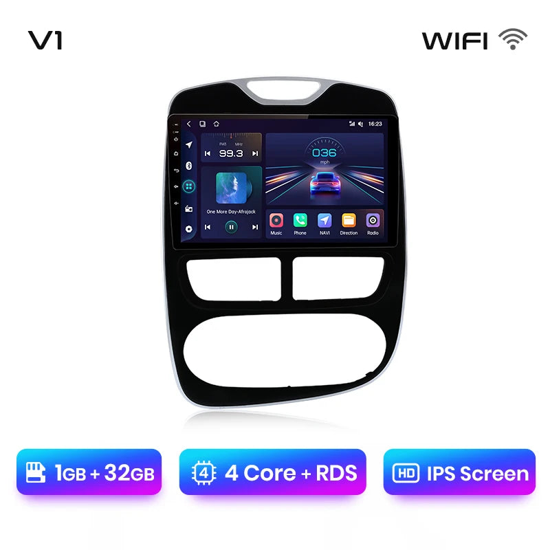 Junsun V1pro AI Voice 2 din Android Auto Radio For Renault Clio 4 ZOE 2012-2016 Carplay 4G Car Multimedia GPS 2din autoradio