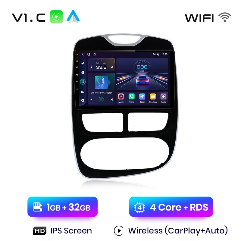 Junsun V1pro AI Voice 2 din Android Auto Radio For Renault Clio 4 ZOE 2012-2016 Carplay 4G Car Multimedia GPS 2din autoradio