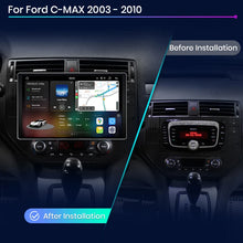 Junsun V3 Plus 2K Android 13 Wireless CarPlay Android Auto Car Intelligent Systems For Ford C-MAX 2003 - 2010  7870 Autoradio