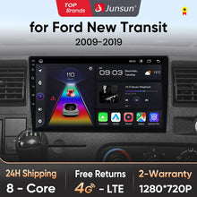 Junsun Wireless CarPlay Android Auto Car Radio For Ford New Transit 2009 2010 2011 2012 2013-2019 Intelligent Systems Multimedia