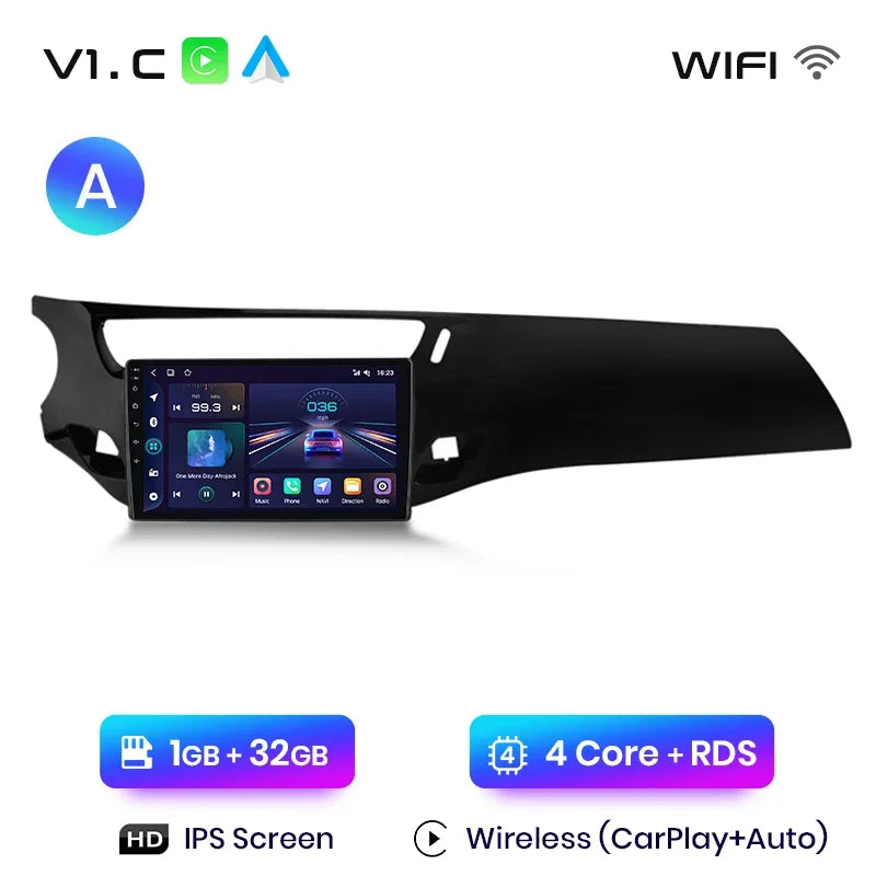 Junsun Wireless CarPlay Android Auto Car Radio Multimedia For Citroen C3 DS3 2010-2016 GPS Intelligent Systems Smart Autoradio