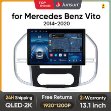 Junsun X7 MAX 13.1“ 2K  Wireless CarPlay Android Auto Car Radio For Mercedes Benz Vito W447 2014-2020 Multimedia autoradio