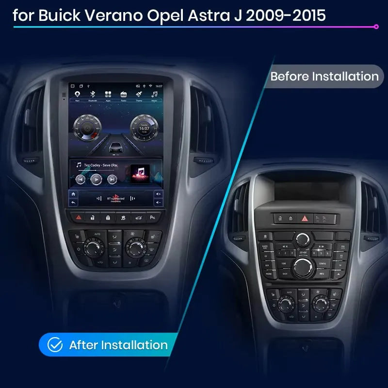 Junsun Wireless CarPlay Car Radio For Opel Astra J Vauxhall Buick Verano 2009-2013 Android Multimedia