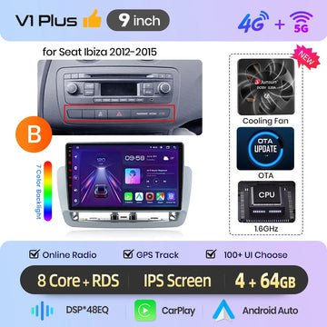 V1 Plus (4GB 64GB) 9''