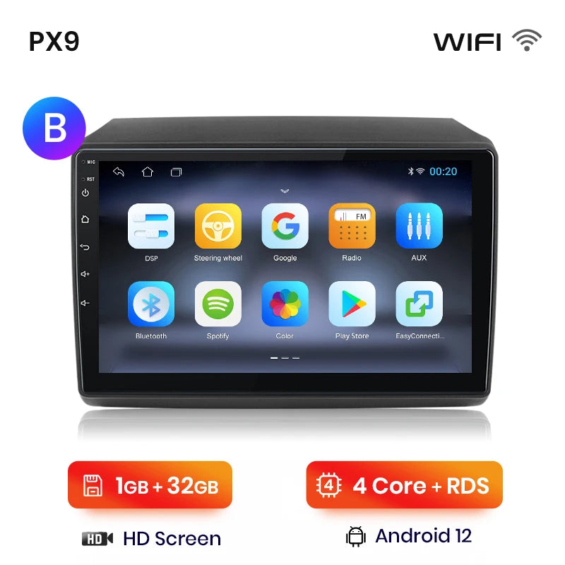 AWESAFE Wireless CarPlay Android Auto Autoradio For Fiat Ducato Peugeot Boxer 2 Citroen Jumper 2 2006 -2023