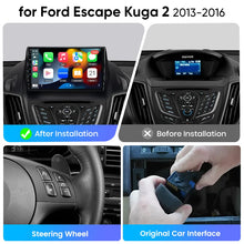 Junsun eSIM Android 14 Wireless CarPlay Android Auto Radio For Ford Escape Kuga 2 2013-2016 Toledo 2004-2009 auto accessories
