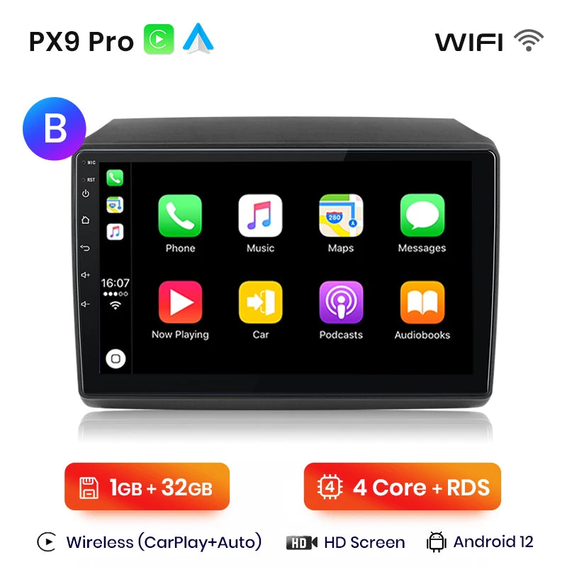 AWESAFE Wireless CarPlay Android Auto Autoradio For Fiat Ducato Peugeot Boxer 2 Citroen Jumper 2 2006 -2023