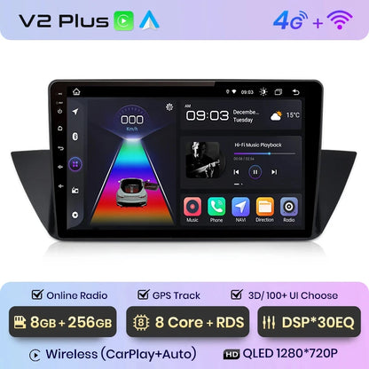 Junsun V1 Plus Car Radio For BMW X1 E84 2009 - 2015 wireless CarPlay Android Auto car intelligent systems No 2 din 2din DVD