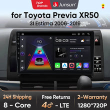 Junsun Wireless CarPlay Android Auto Radio For Toyota Previa XR50 3 III Estima 2006-2019 Car Intelligent Systems RDS BT WiFi