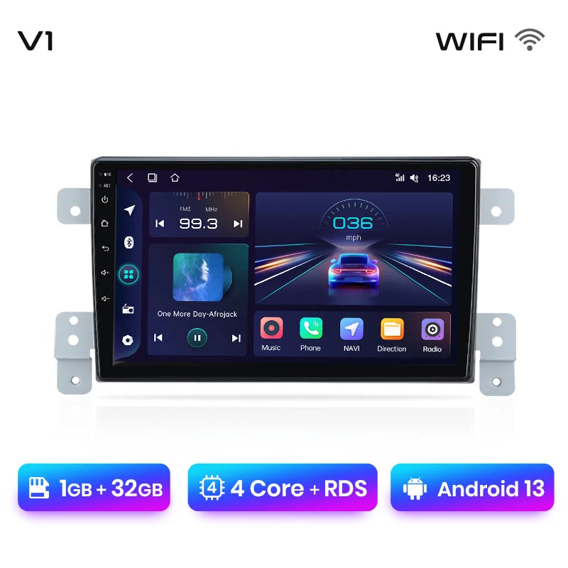 Junsun Car Radio For Suzuki Grand Vitara 3 2005 - 2015 wireless CarPlay Android Auto car intelligent systems No 2 din 2din DVD