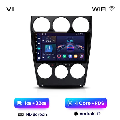Junsun V1pro AI Voice Android Auto Radio for Mazda 6 2004-2015 Carplay 4G Car Multimedia GPS 2din autoradio