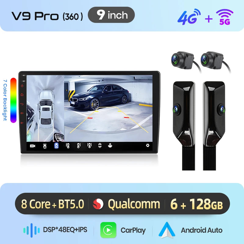 Junsun Wireless CarPlay Car Radio For Volkswagen Polo Mk4 IV 2001-2009 Android Multimedia