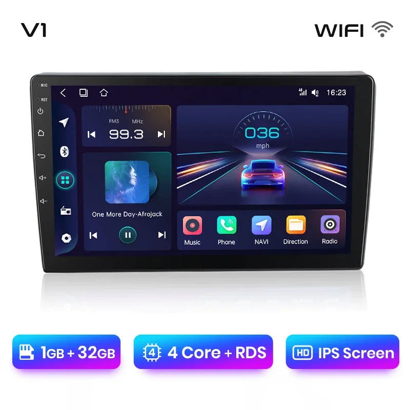 Junsun Wireless CarPlay Android Auto Radio For VOLKSWAGEN POLO 2004 2005 2006-2010 Car Intelligent Systems RDS BT WiFi 2 din