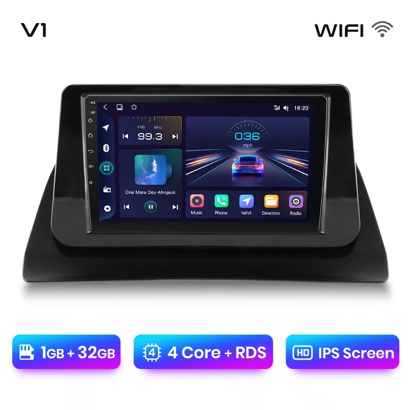 Junsun Wireless CarPlay Android Auto Car Radio For Renault Kangoo 2008 2009 2010 2011 2012-2018 Intelligent Systems Multimedia