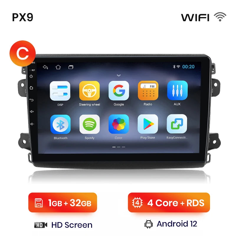 AWESAFE Wireless CarPlay Android Auto Autoradio For Fiat Ducato Peugeot Boxer 2 Citroen Jumper 2 2006 -2023