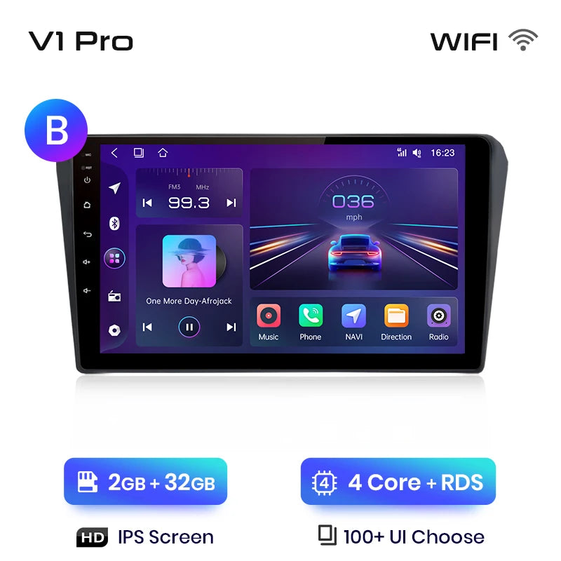 Junsun V1pro AI Voice 2 din Android Auto Radio For Toyota Avensis T25 2002 - 2008  Carplay Car Multimedia GPS 2din autoradio