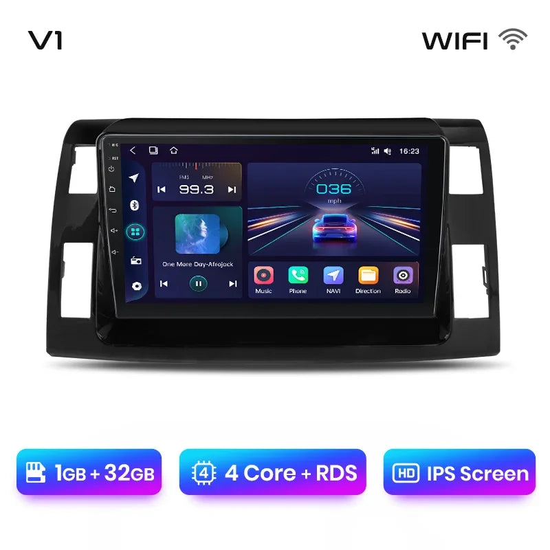 Junsun Wireless CarPlay Android Auto Radio For Toyota Previa XR50 3 III Estima 2006-2019 Car Intelligent Systems RDS BT WiFi