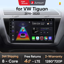 Junsun V1pro Android Auto Radio for VW Volkswagen Tiguan 2016-2020 Carplay 4G Car Multimedia GPS 2din autoradio