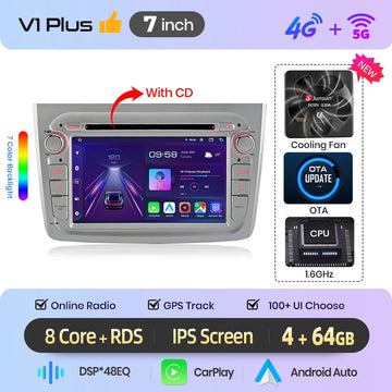 V1 Plus (4G 64G) Silver with CD 7