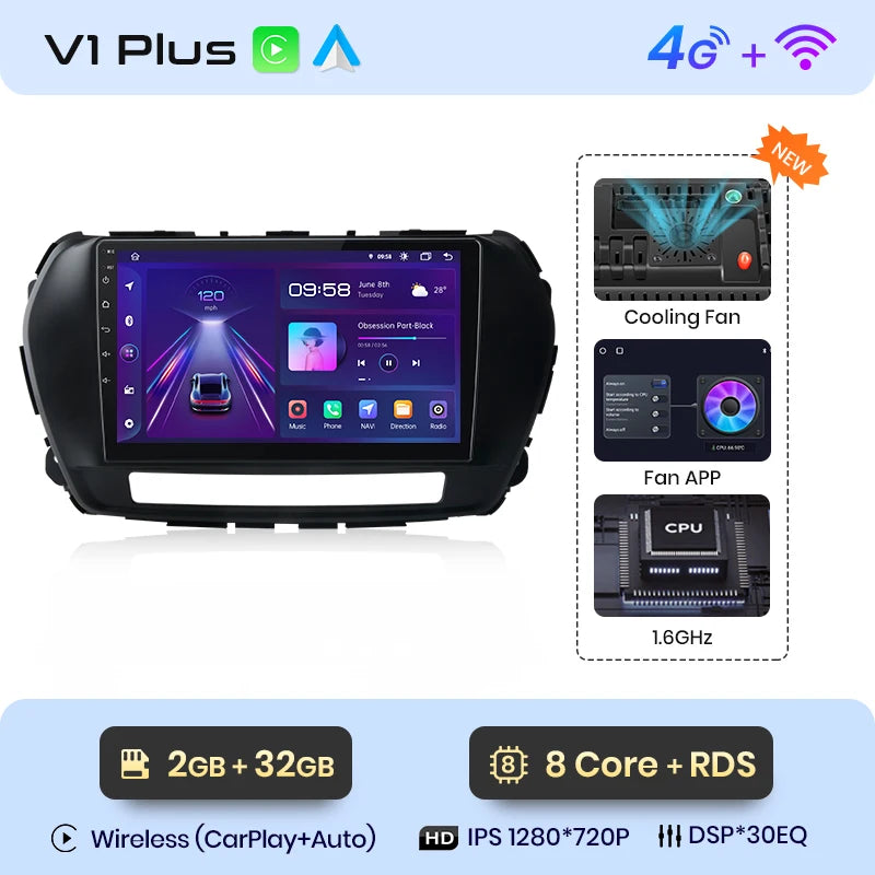 Junsun V1pro 2 Din Android Auto Radio for Great Wall Wingle 5 2017 2018 2019 2020 2021 Car Multimedia Autoradio