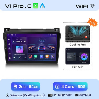 Junsun Wireless CarPlay Android Auto Radio For Suzuki Alto 2009 2010 2011 2012 -2016 Car Intelligent Systems RDS BT WiFi 2 din