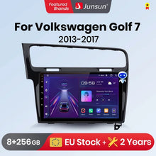 Junsun AI voice 4G LTE wireless CarPlay Android Auto Radio For VW Golf 7 2013-2017 Car Intelligent Systems Multimedia player Stereo RDS BT 2 din autoradio GPS Navi screen