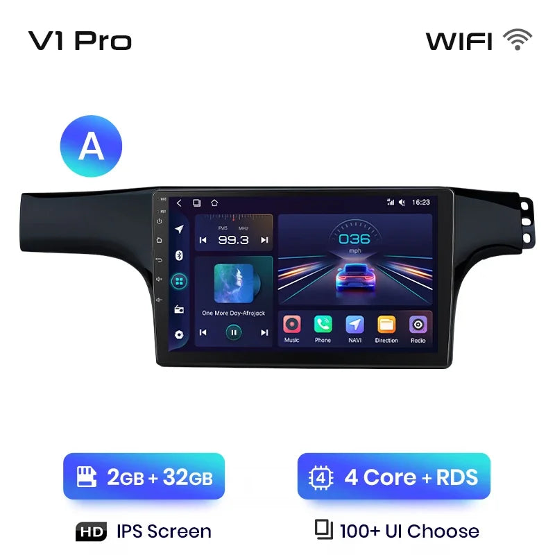 Junsun Wireless CarPlay Android Auto Radio For VOLKSWAGEN LAVIDA 2007 2008 2009 2010 Car Intelligent Systems RDS BT WiFi 2 din
