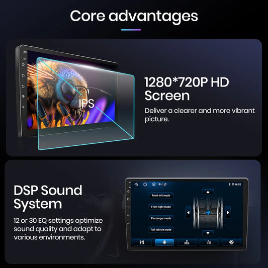 Junsun 7" Android 13 Car Radio For Renault dacia duster Sandero Captur Xray Logan 2 CarPlay Android Auto car intelligent systems