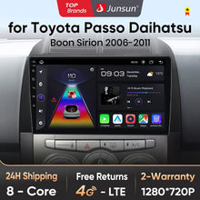 Junsun Wireless CarPlay Android Auto Radio For Toyota Passso 2006 2007 2008 2009-2011 Car Intelligent Systems RDS BT WiFi 2 din