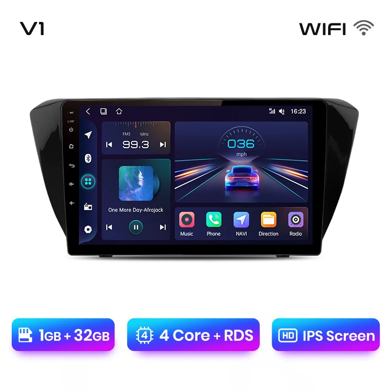 Junsun V1pro AI Voice Android Auto Radio for Skoda Superb 3 2015-2019 Carplay 4G Car Multimedia GPS 2din autoradio