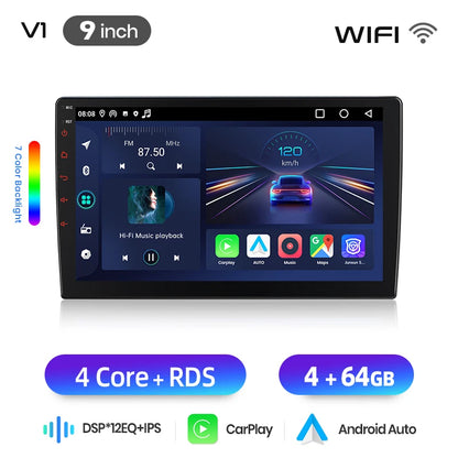 Junsun Wireless CarPlay Car Radio For Fiat Linea Punto EVO 2012 2013-2015 Android Multimedia