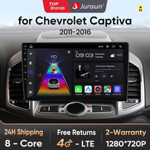 Junsun V1pro AI Voice Car Radio Android Auto Multimedia Player For Chevrolet Captiva 2011-2016 Carplay 4G 2din GPS autoradio