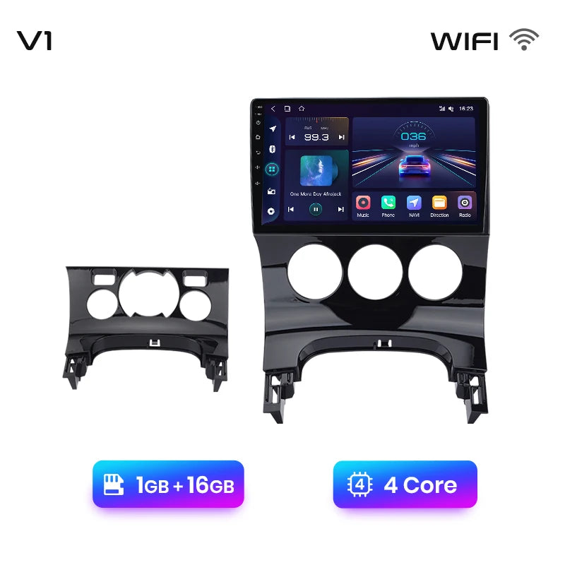 Junsun V1 Plus Car Radio For Peugeot 3008 2009 - 2015 wireless CarPlay Android Auto car intelligent systems No 2 din 2din DVD