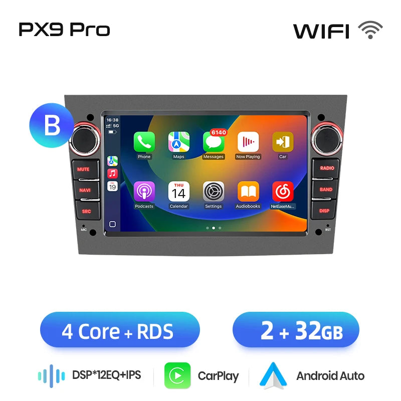 JUNSUN Car Radio For Opel Astra Antara Vectra Corsa Zafira Vivaro  Multimedia Wireless  Carplay  Android Auto Stereo Autoradio