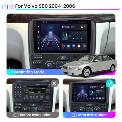 Junsun V1 Pro For Volvo S80 1998 - 2006 Android Car Radio Car video players CarPlay Android Auto GPS No 2 din 2din DVD Junsun Official Store