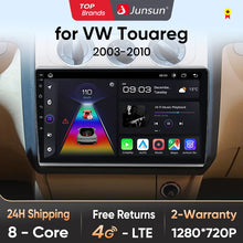 Junsun Wireless CarPlay Android Auto Radio For Volkswagen TOUAREG 2003 2004 2005-2010 Car Intelligent Systems RDS BT WiFi 2 din