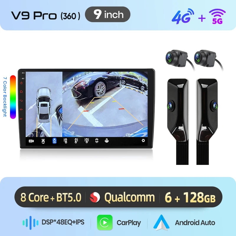 Junsun Wireless CarPlay Car Radio For Ford New Transit 2009 2010 2011-2019 Android Multimedia