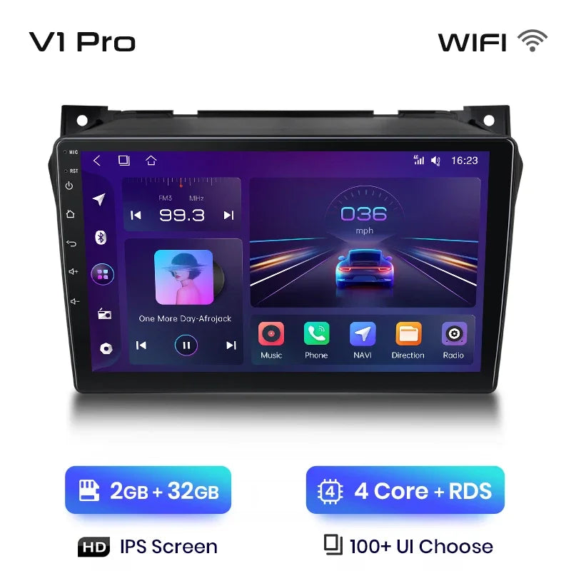 Junsun Wireless CarPlay Android Auto Radio For Suzuki Alto 2009 2010 2011 2012 -2016 Car Intelligent Systems RDS BT WiFi 2 din