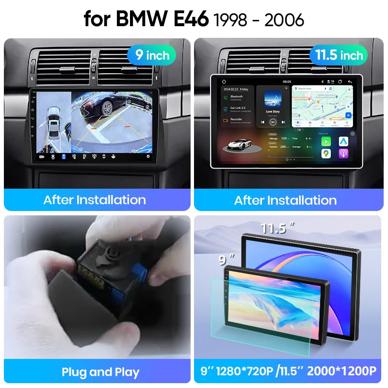 Junsun Wireless CarPlay Car Radio For VW Volkswagen Passat B6 B7 B8 CC 2007-2021 Android Multimedia