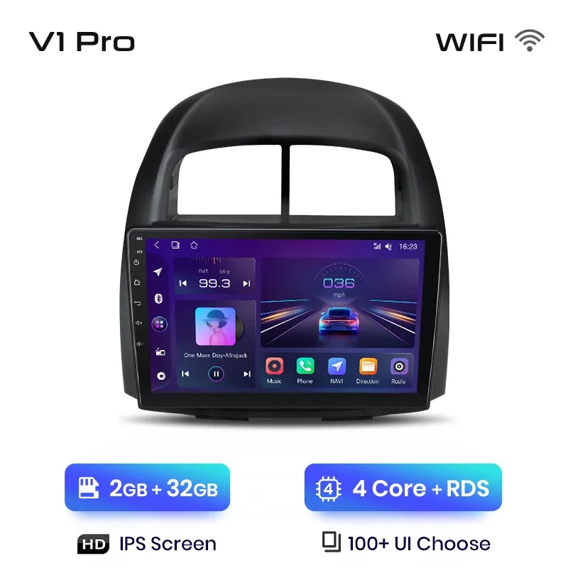 Junsun Wireless CarPlay Android Auto Radio For Toyota Passso 2006 2007 2008 2009-2011 Car Intelligent Systems RDS BT WiFi 2 din