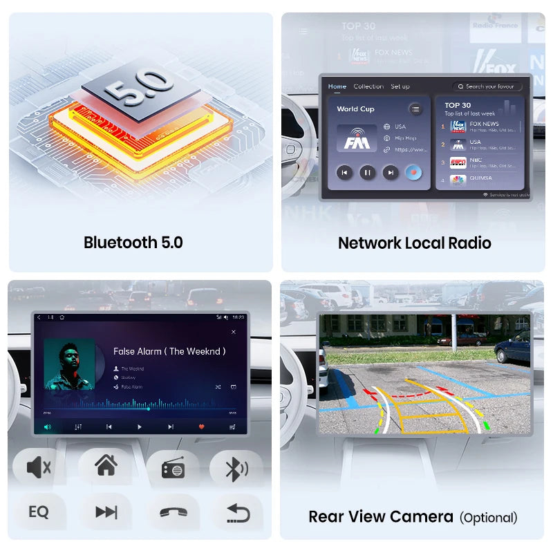 Junsun Wireless CarPlay Car Radio For Volkswagen Polo Mk4 IV 2001-2009 Android Multimedia