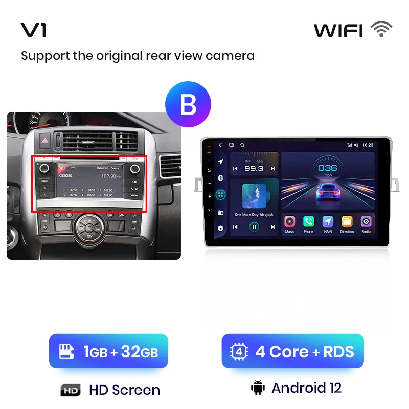 Junsun V1 AI Voice Wireless CarPlay Android Auto Radio for Toyota Verso R20 2009 - 2018 4G Car Multimedia GPS 2din autoradio