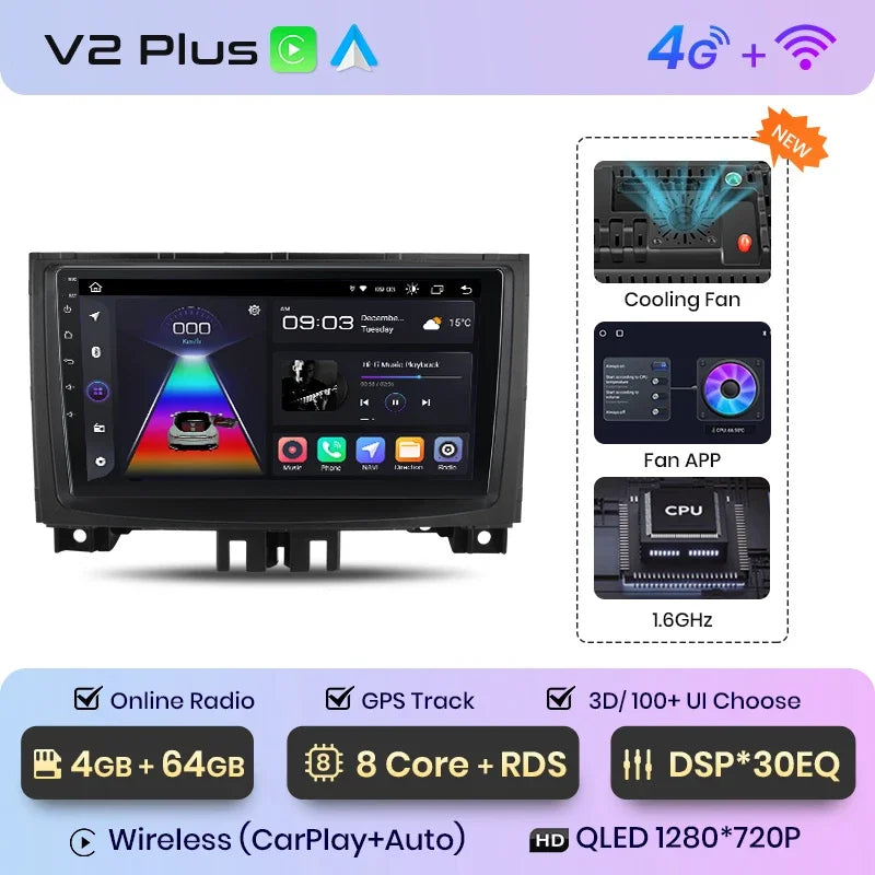 Junsun Wireless CarPlay Android Auto Radio For Mercedes-Benz Sprinter VW Crafter 2006 Car Intelligent Systems RDS BT WiFi 2 din
