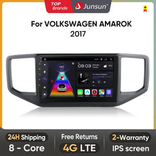 Junsun Wireless CarPlay Android Auto Radio For VOLKSWAGEN AMAROK 2017 Car Intelligent Systems RDS BT WiFi 2 din