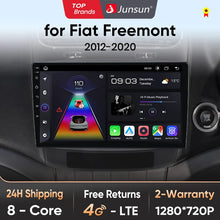 Junsun V1 Plus Car Radio For Dodge Journey Fiat Freemont 2011 - 2020 wireless CarPlay Android Auto No 2 din 2din DVD